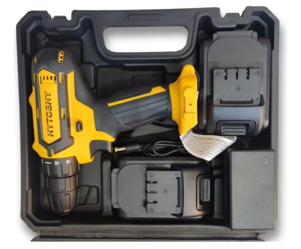 Taladro Inalámbrico Hytoshy 21V Litio-10N con 2 Baterías, Cargador Rápido y Kit de Accesorios en Maletín - imagen 4