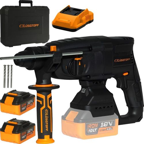 Rotomartillo Inalámbrico 18V Brushless 28mm con 2 Baterías 4 Ah