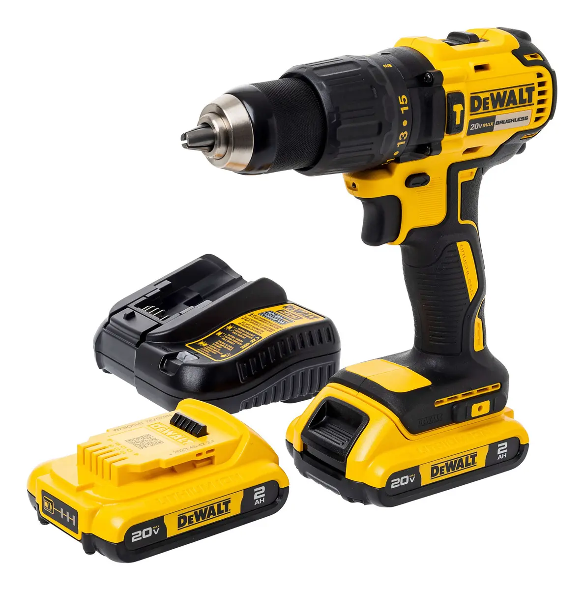 Taladro Atornillador Dewalt Dcd7781d2 + Cargador + 2 Bat 2a Color Amarillo Frecuencia 50hz - imagen 2