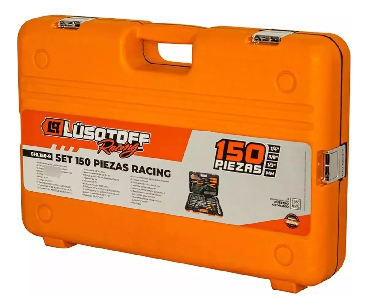 Kit Herramientas Lüsqtoff Shl150-9 Maletín 150pzs Racing - imagen 3