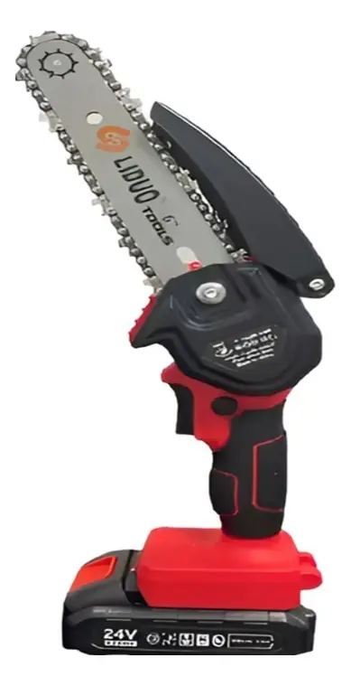 Mini Motosierra A Bateria Dakota Portatil 21/24V con Doble Espada y Doble Batería - imagen 5