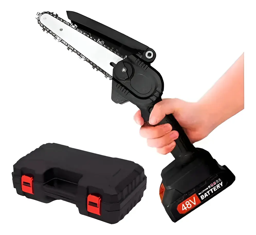 Mini Motosierra A Bateria Dakota Portatil 21/24V con Doble Espada y Doble Batería - imagen 7